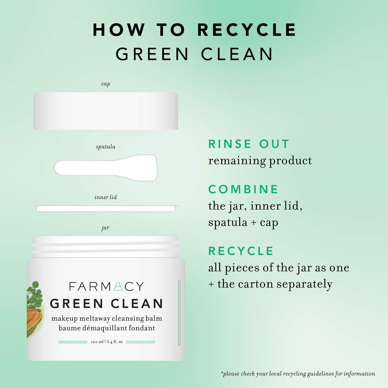 Green Clean Makeup Removing Cleansing Balm